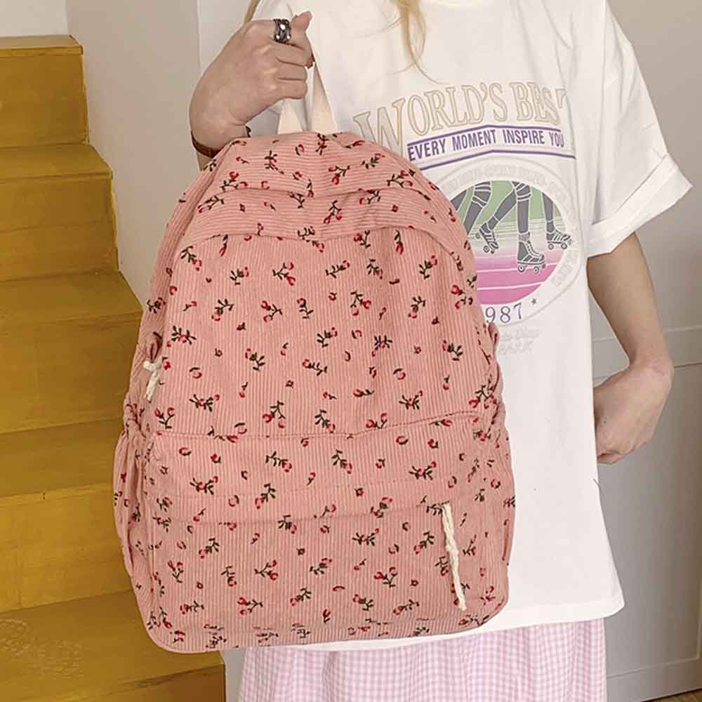 Ins Corduroy Printed Backpack, - огляд і ціна Embroidery Name Designs
