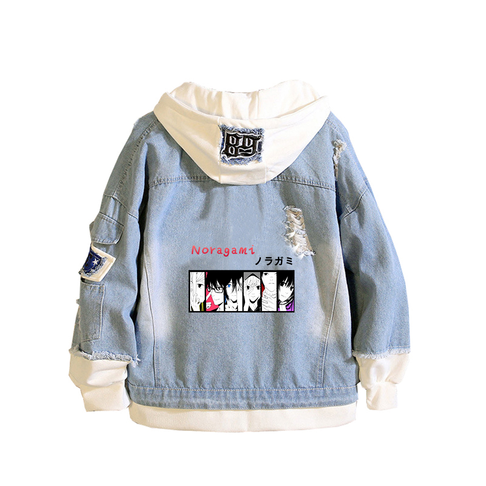 Noragami ARAGOTO Print Women D - огляд і ціна Embroidery Jacket Jeans