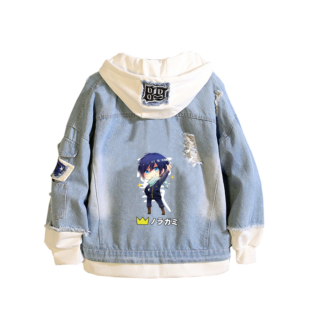 Noragami ARAGOTO Print Women D - огляд і ціна Embroidery Jacket Jeans