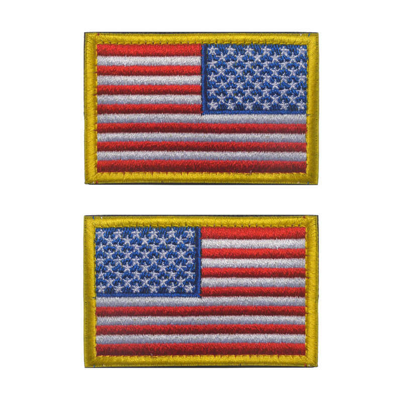 2 Pieces American Flag Embroid - огляд і ціна Embroidery Uk