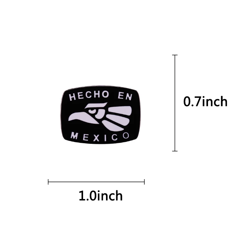 Made in Mexico Eagle Logo Broo - огляд і ціна Embroidery Australia