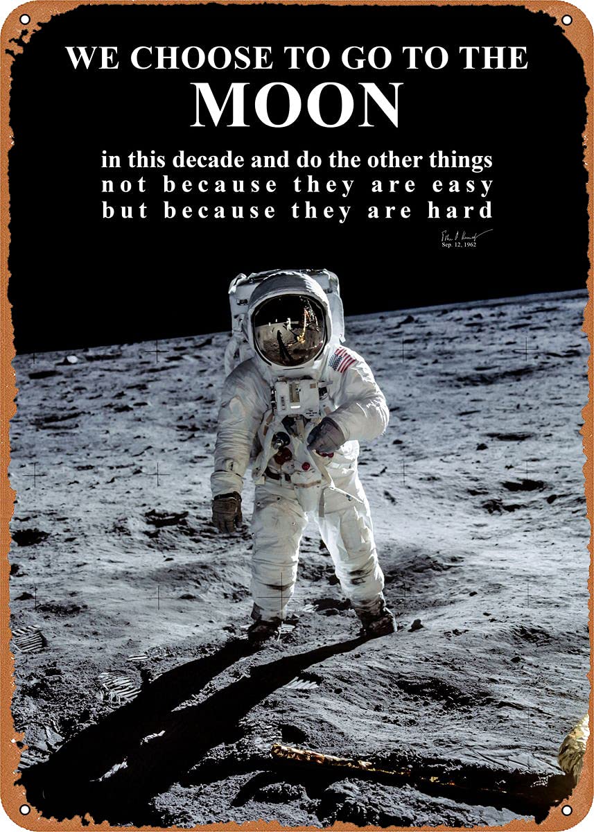 Apollo 11 Moon Landing JFK Met - огляд і ціна Embroidery Wall Art