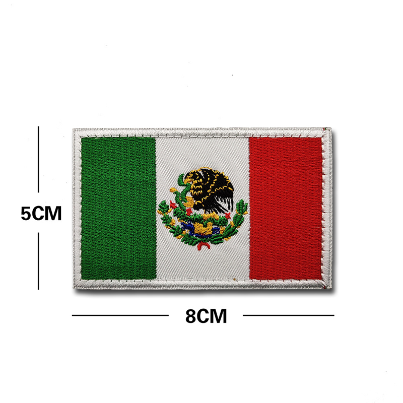 Mexico Flag Embroidered Patch  - огляд і ціна Embroidery Uk