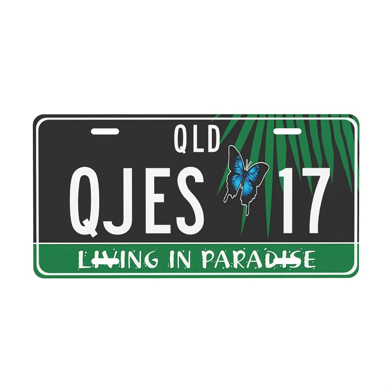 Custom Text Aluminum License P - огляд і ціна Embroidery Water