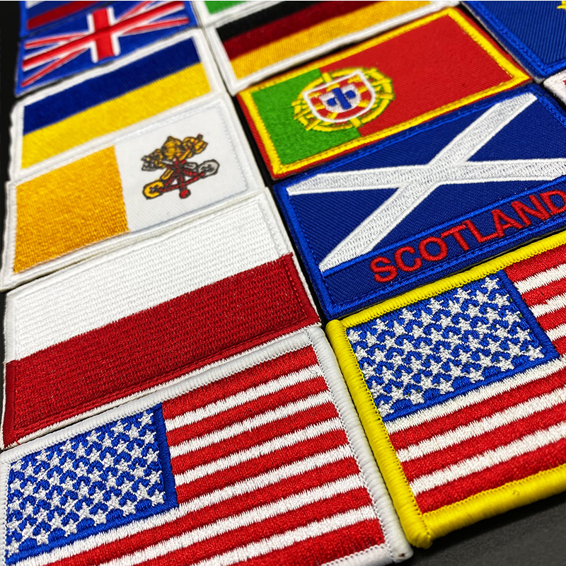 Country Flag Embroidered hook  - огляд і ціна Embroidery Uk