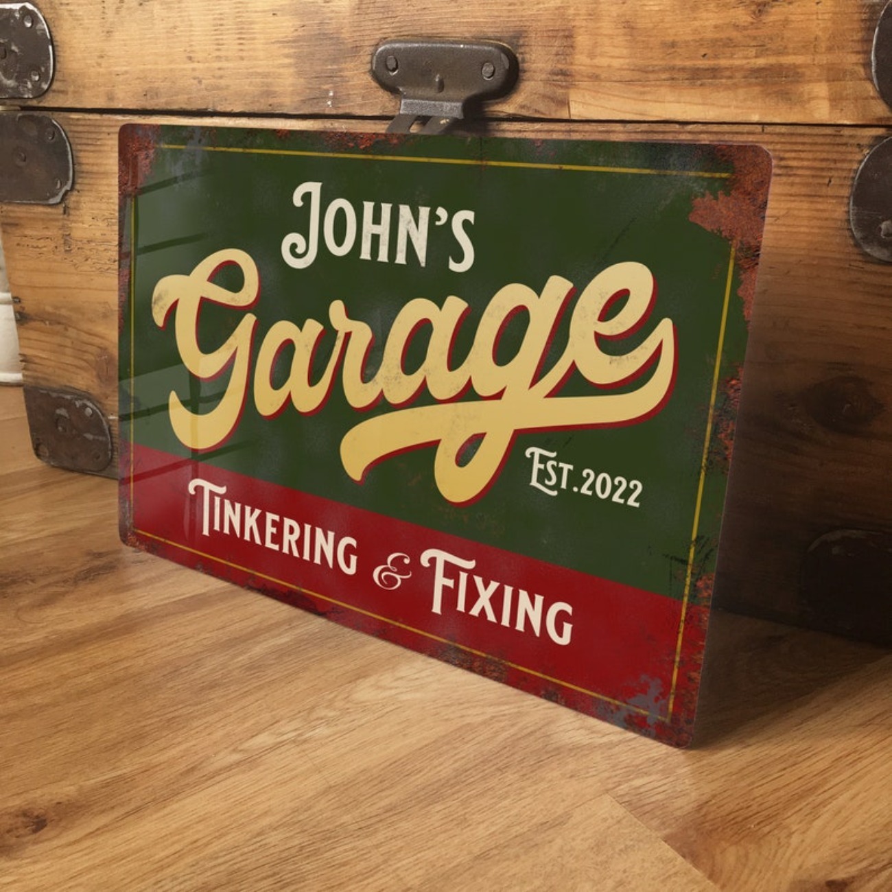Custom Personalised Garage Met - огляд і ціна Embroidery Water