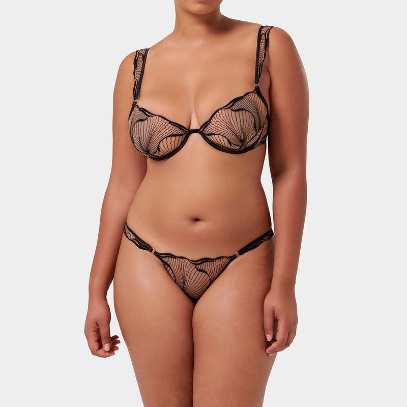 Elegant French Minimizer Bra D - огляд і ціна Embroidery Uk