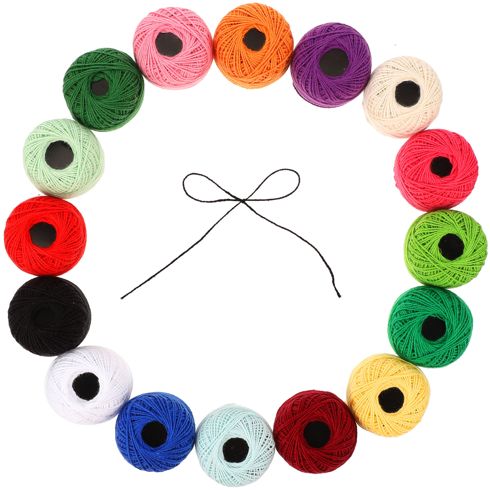16 Rolls Embroidery Thread Cot - огляд і ціна Embroidery Kit Set
