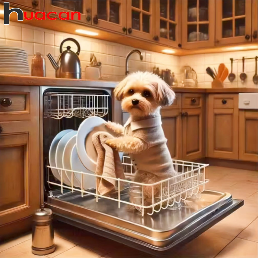 Huacan New Arrivals Diamond Pa - огляд і ціна Embroidery Kitchen