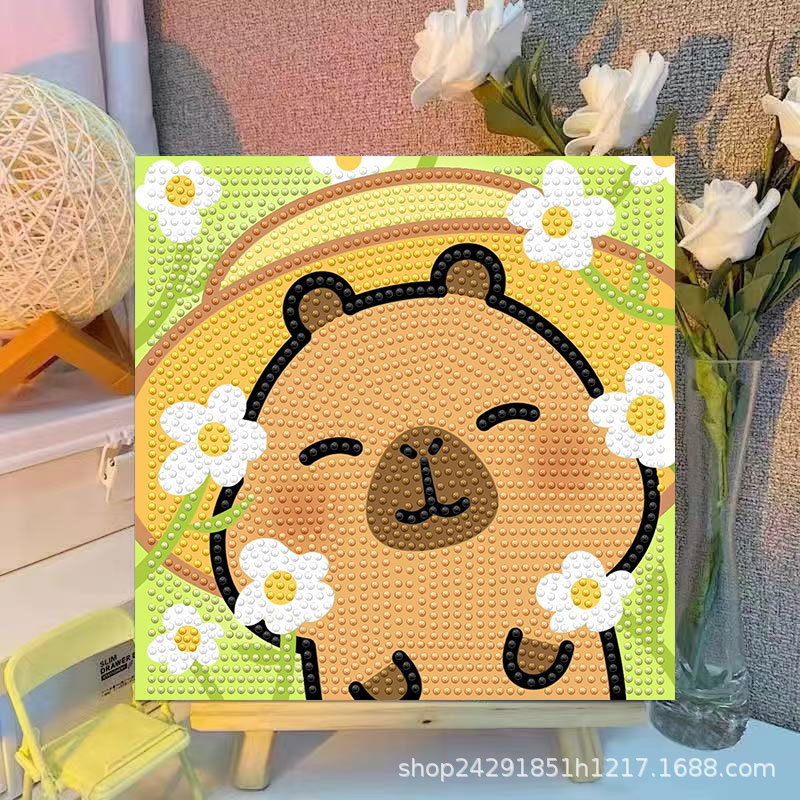 Cartoon Capibala Crystal Diamo - огляд і ціна Embroidery Ideas