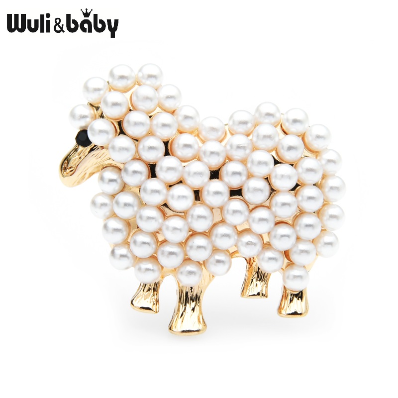 Wuli&baby Small Pearl Sheep Br - огляд і ціна Embroidery Australia