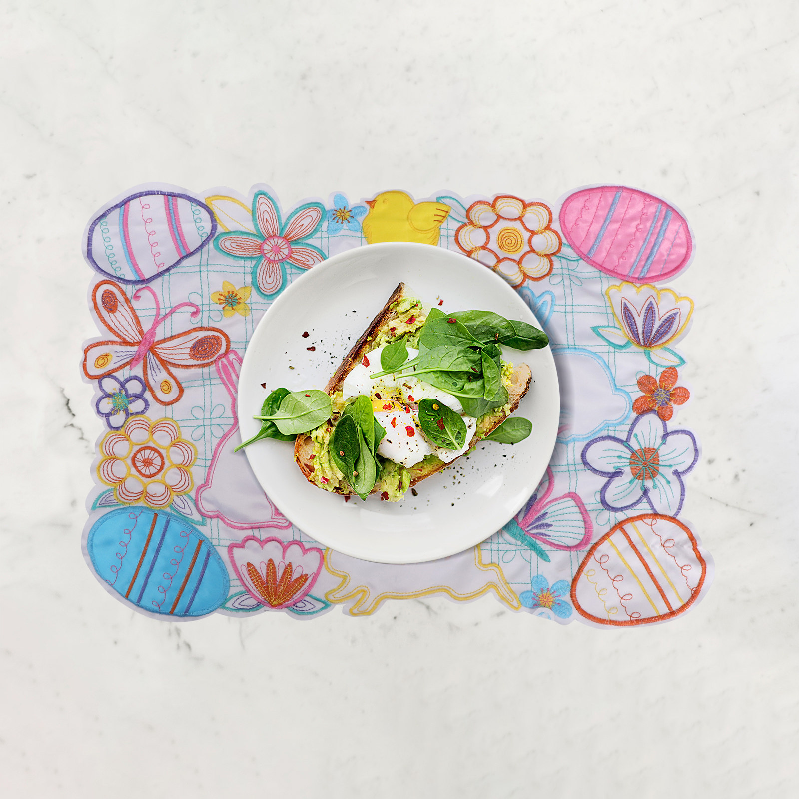 1Pcs Rabbit Easter Egg Placema - огляд і ціна Embroidery Kitchen
