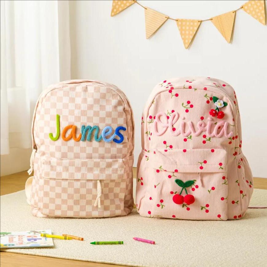 Custom Cute Backpack For Kids  - огляд і ціна Embroidery Name Designs