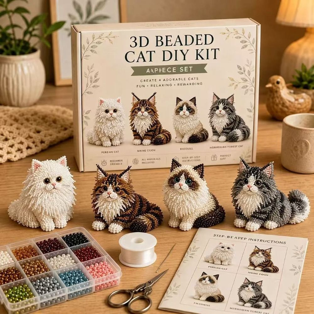 Handmade DIY Animal Bead Embro - огляд і ціна Embroidery Kit Set
