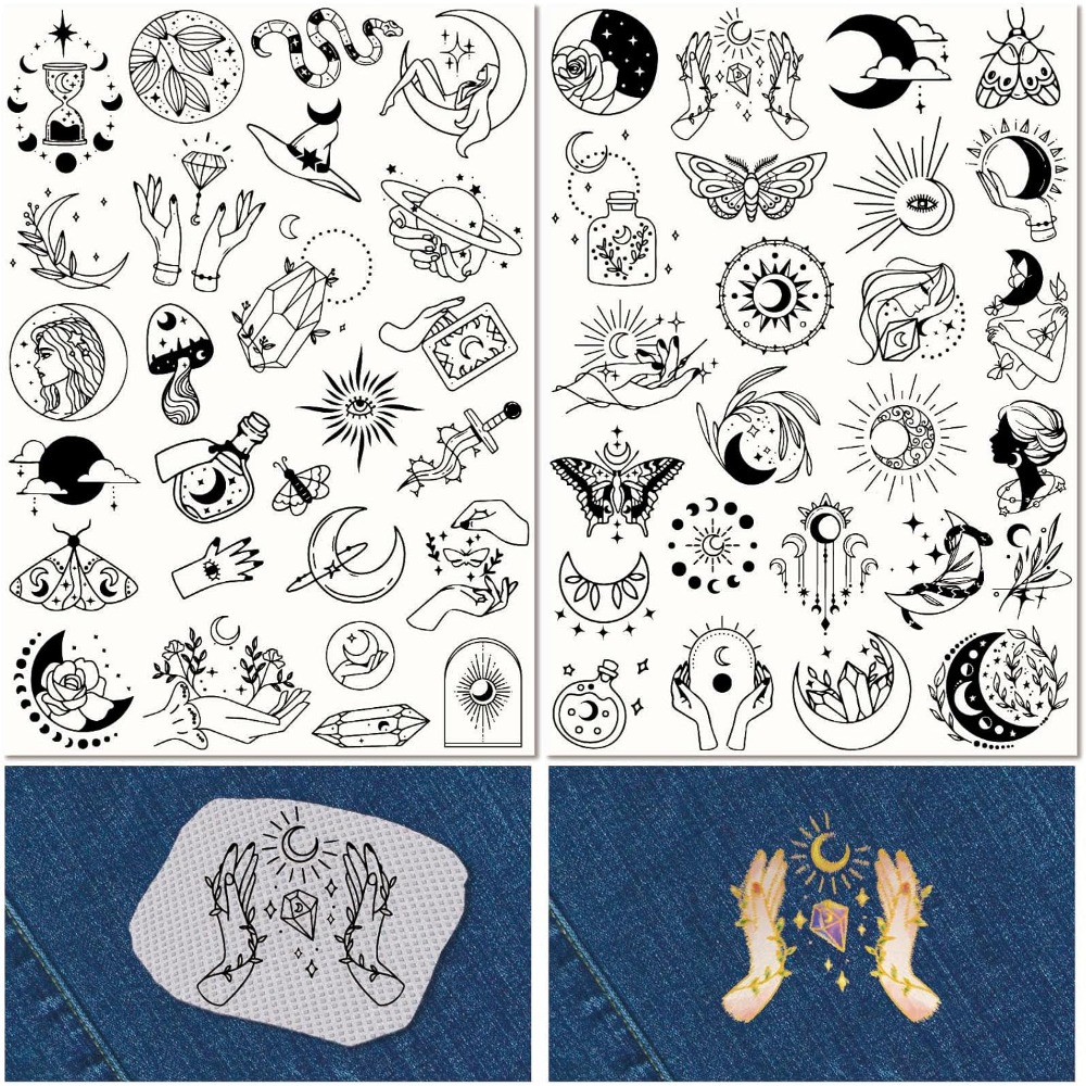 51Pcs Boho Moon Sun Water Solu - огляд і ціна Embroidery Ideas