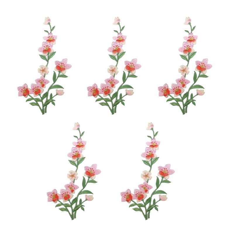 R9UF 5Pcs Embroidery Applique  - огляд і ціна Embroidery Jacket Jeans
