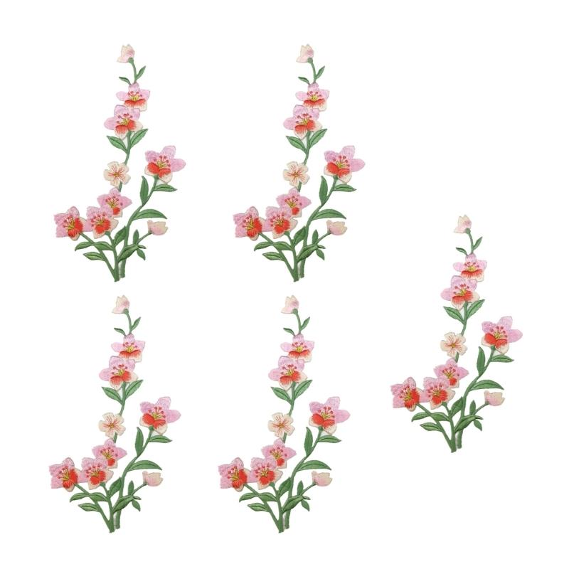 R9UF 5Pcs Embroidery Applique  - огляд і ціна Embroidery Jacket Jeans