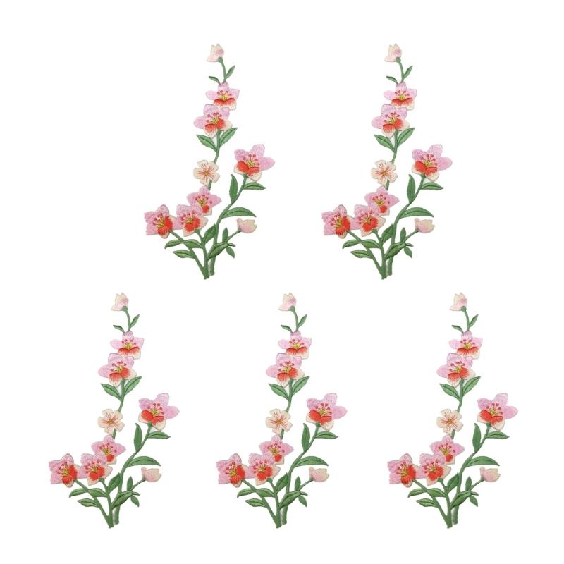 R9UF 5Pcs Embroidery Applique  - огляд і ціна Embroidery Jacket Jeans